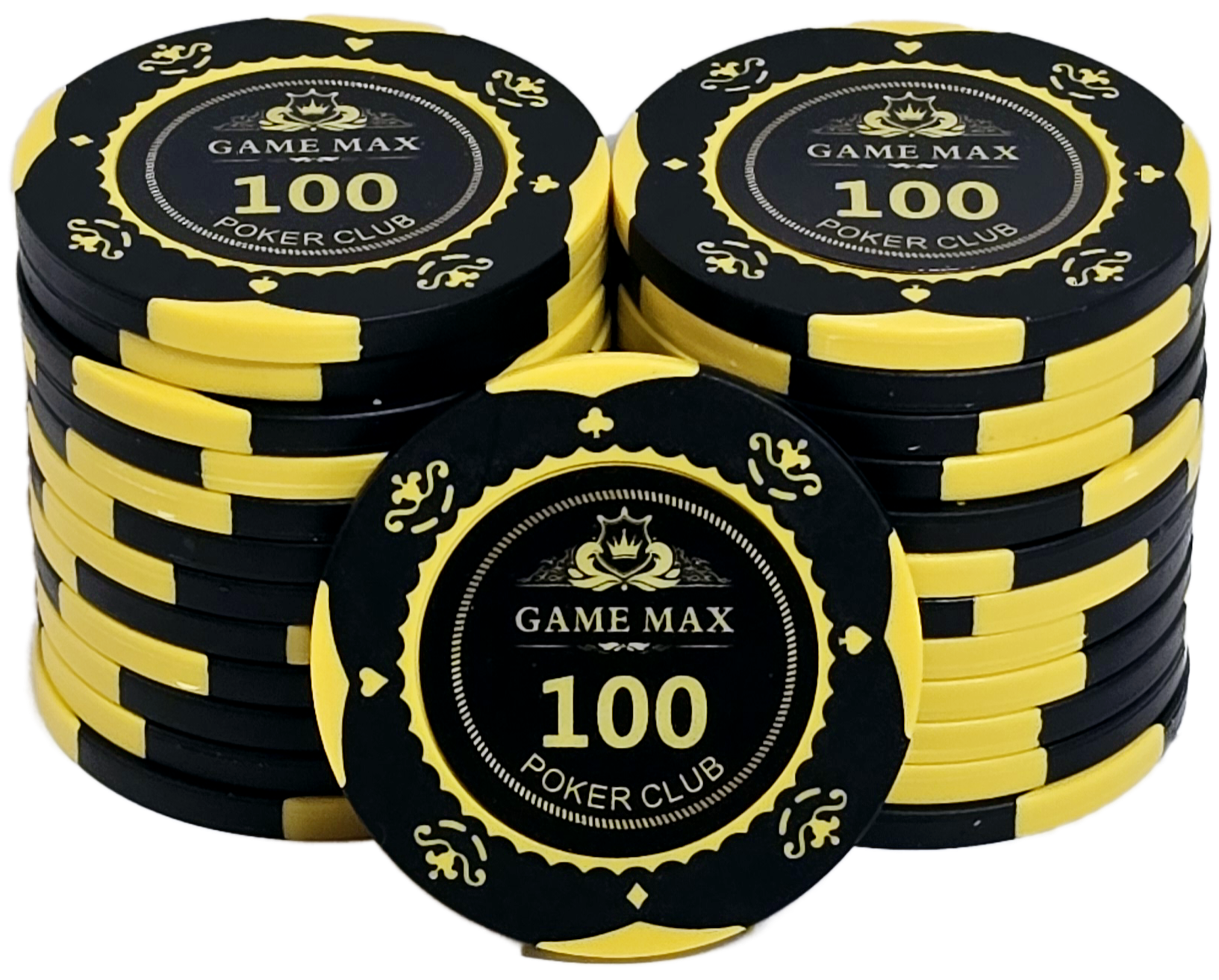 (25) $100 Black 14g GameMax Chips