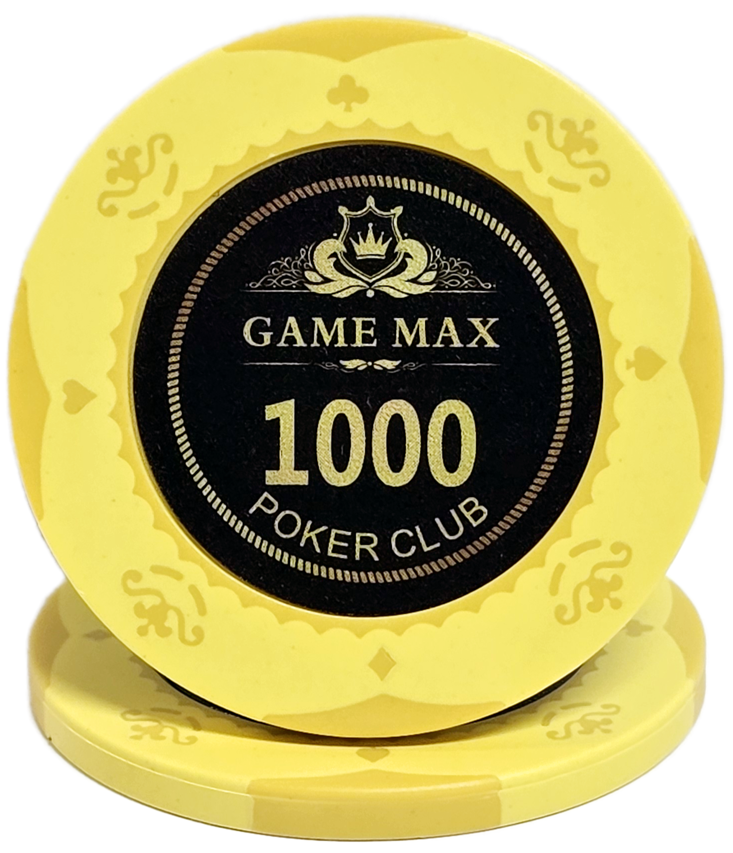 (25) $1,000 Yellow 14g GameMax Chips
