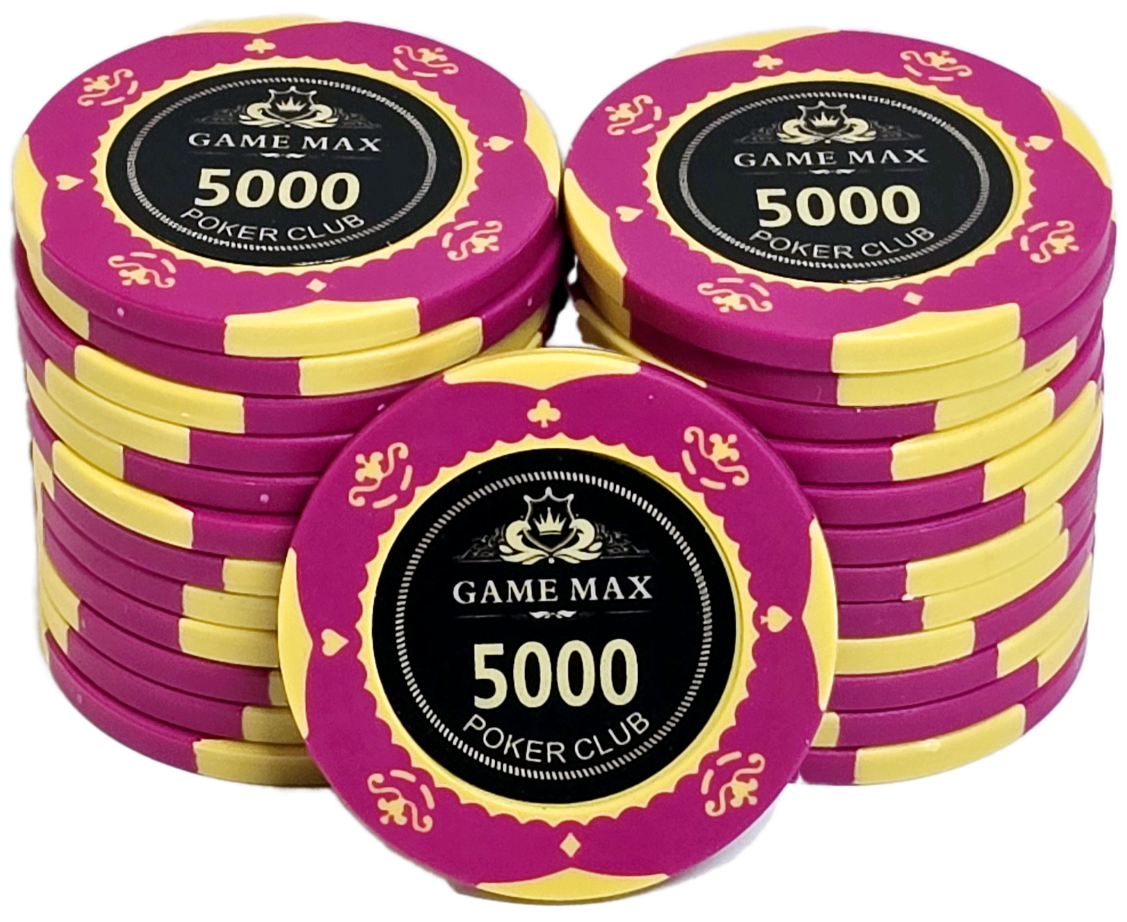 (25) $5,000 Pink 14g GameMax Chips