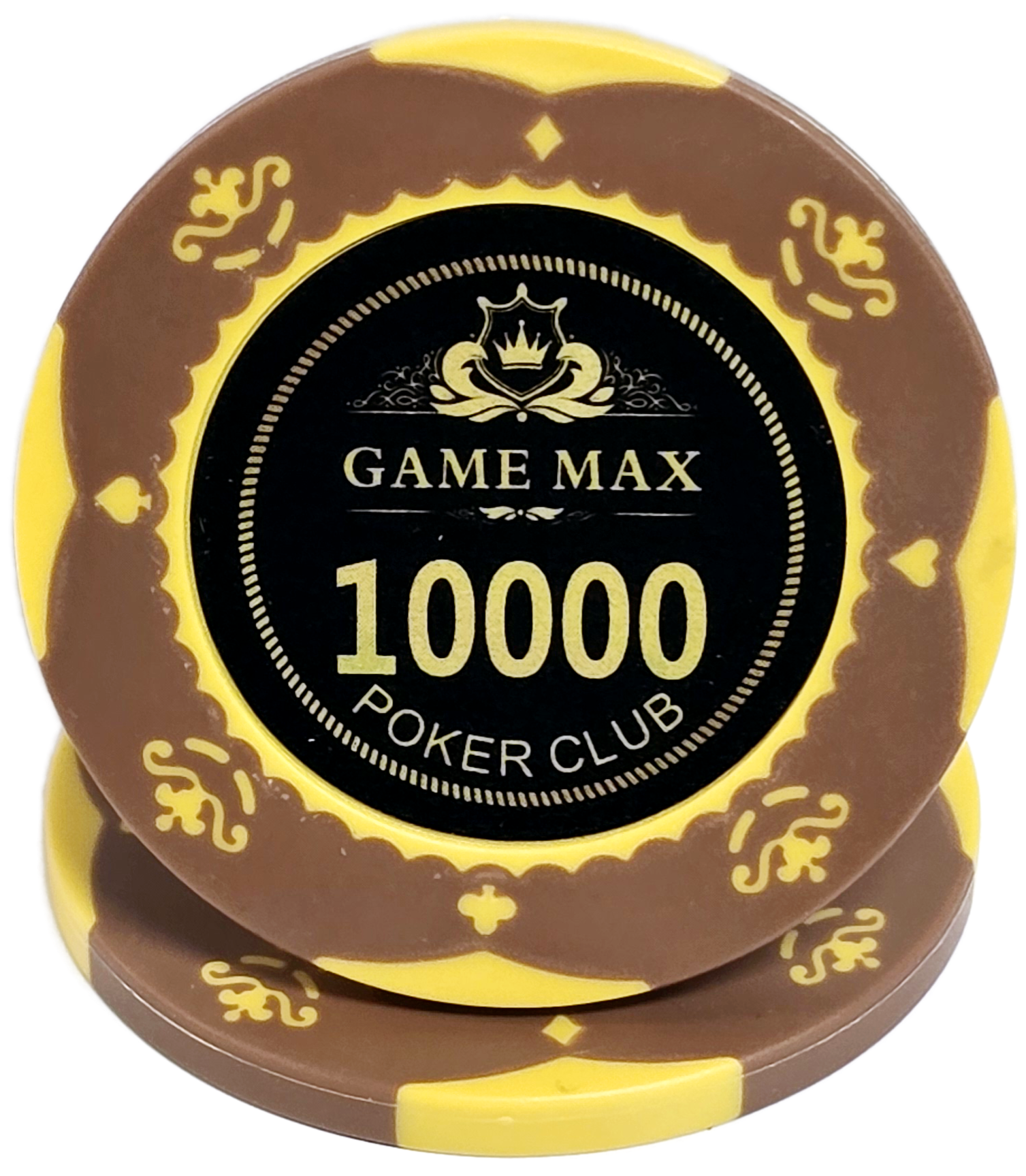 (25) $10,000 Brown 14g GameMax Chips