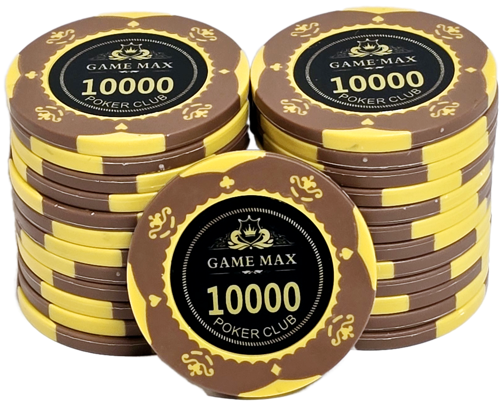 (25) $10,000 Brown 14g GameMax Chips