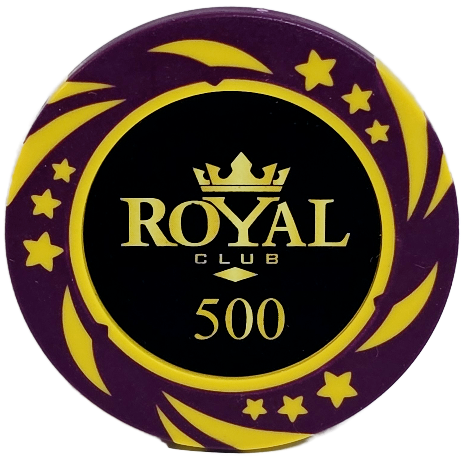 (25) $500 Purple 14g Royal Chips