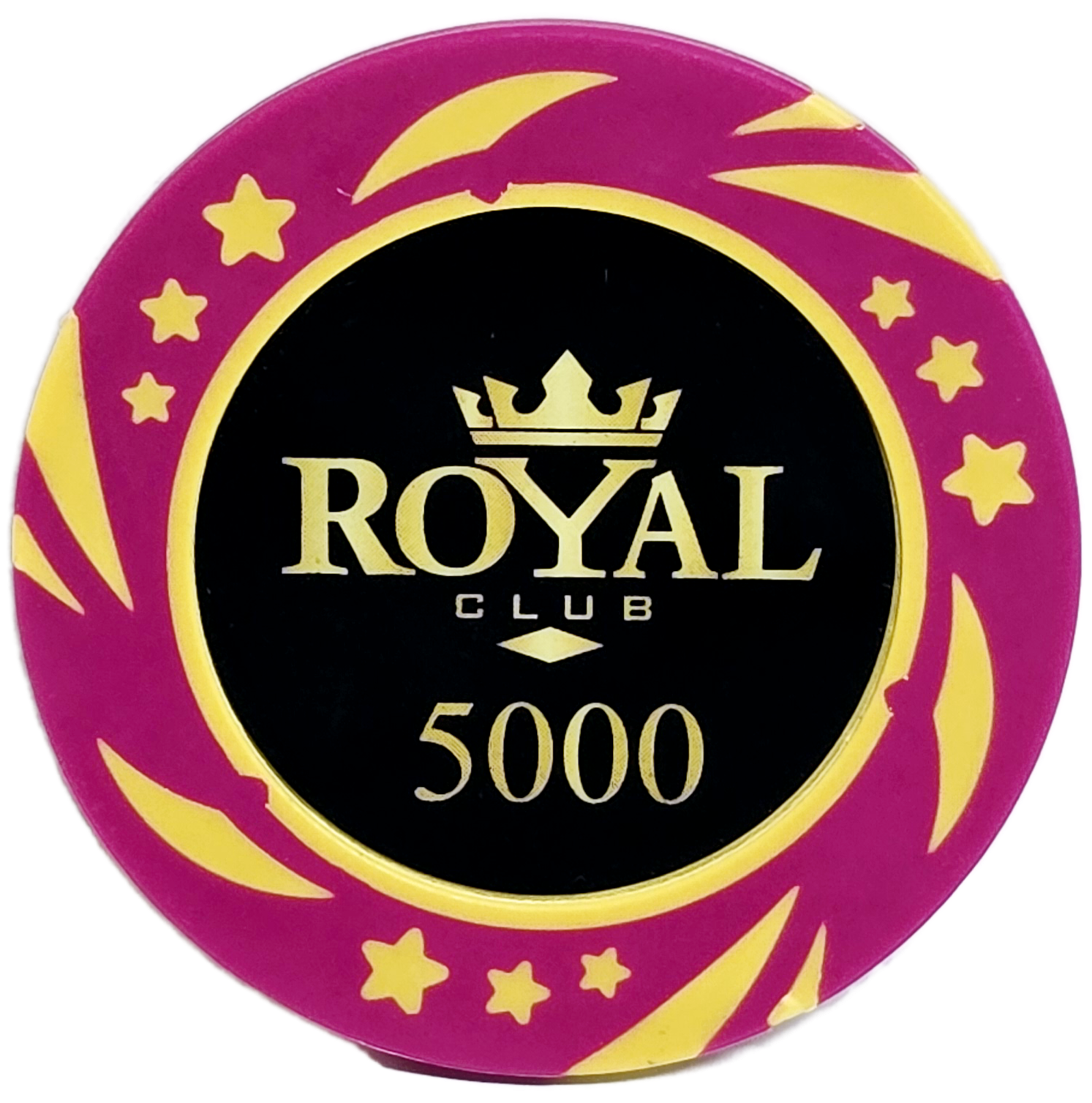 (25) $5,000 Pink 14g Royal Chips
