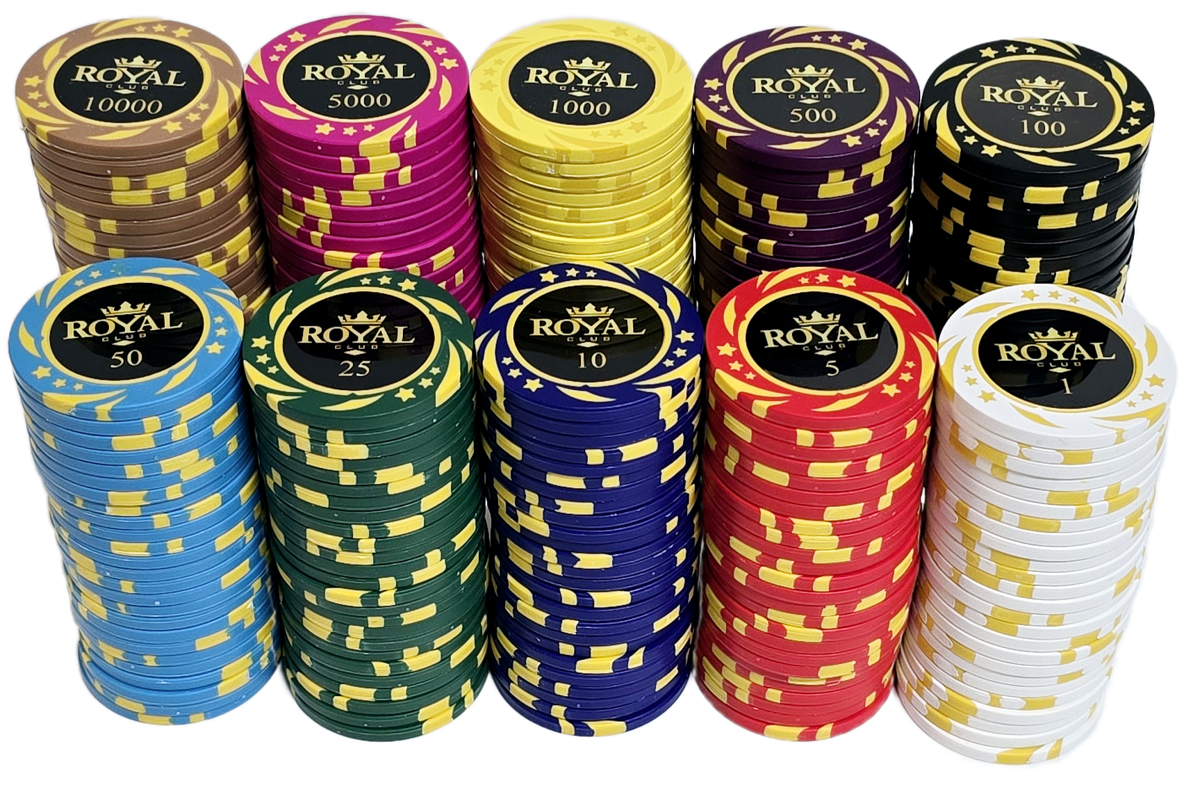 1000pc 14g Clay Royal Chip Set-With Case