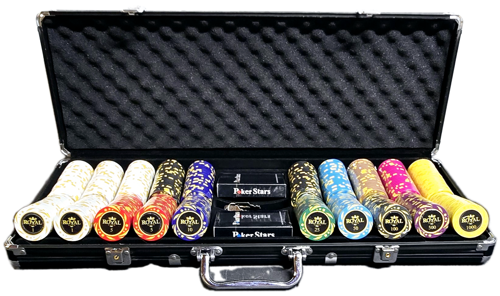 500pc 14g Clay Royal Chip Set-With Case 