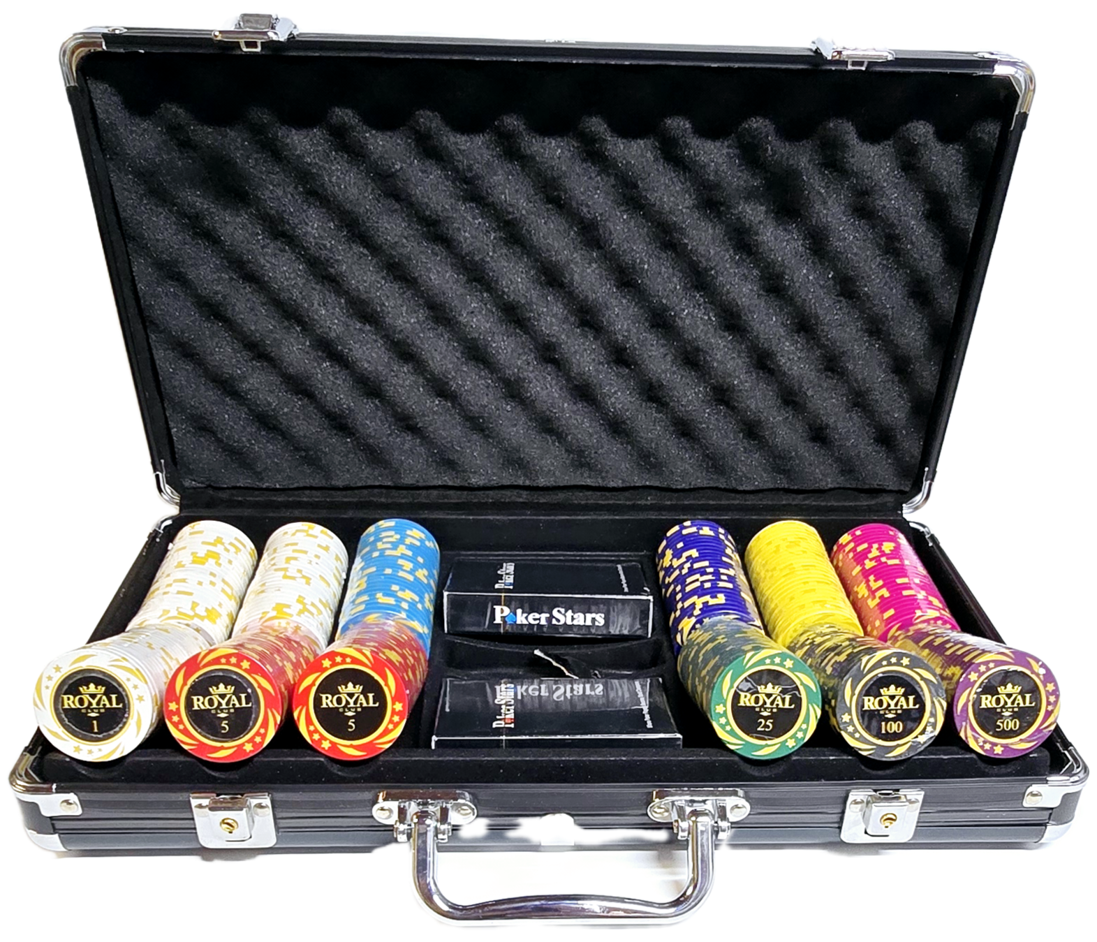 300pc 14g Clay Royal Chip Set-With Case