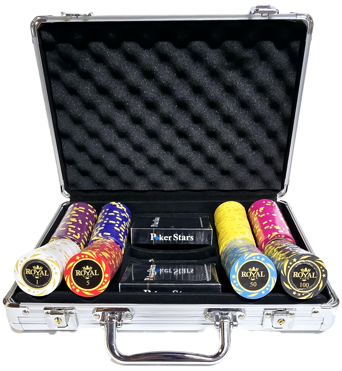 200pc 14g Clay Royal Chip Set-With Case