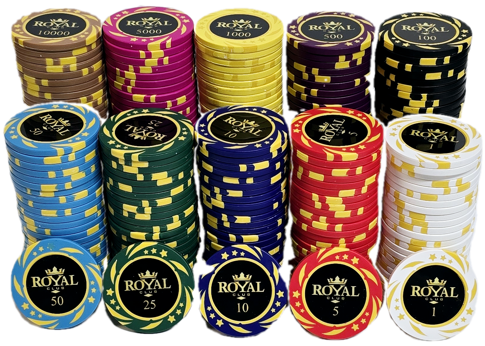 200pc 14g Clay Royal Chip Set-With Case