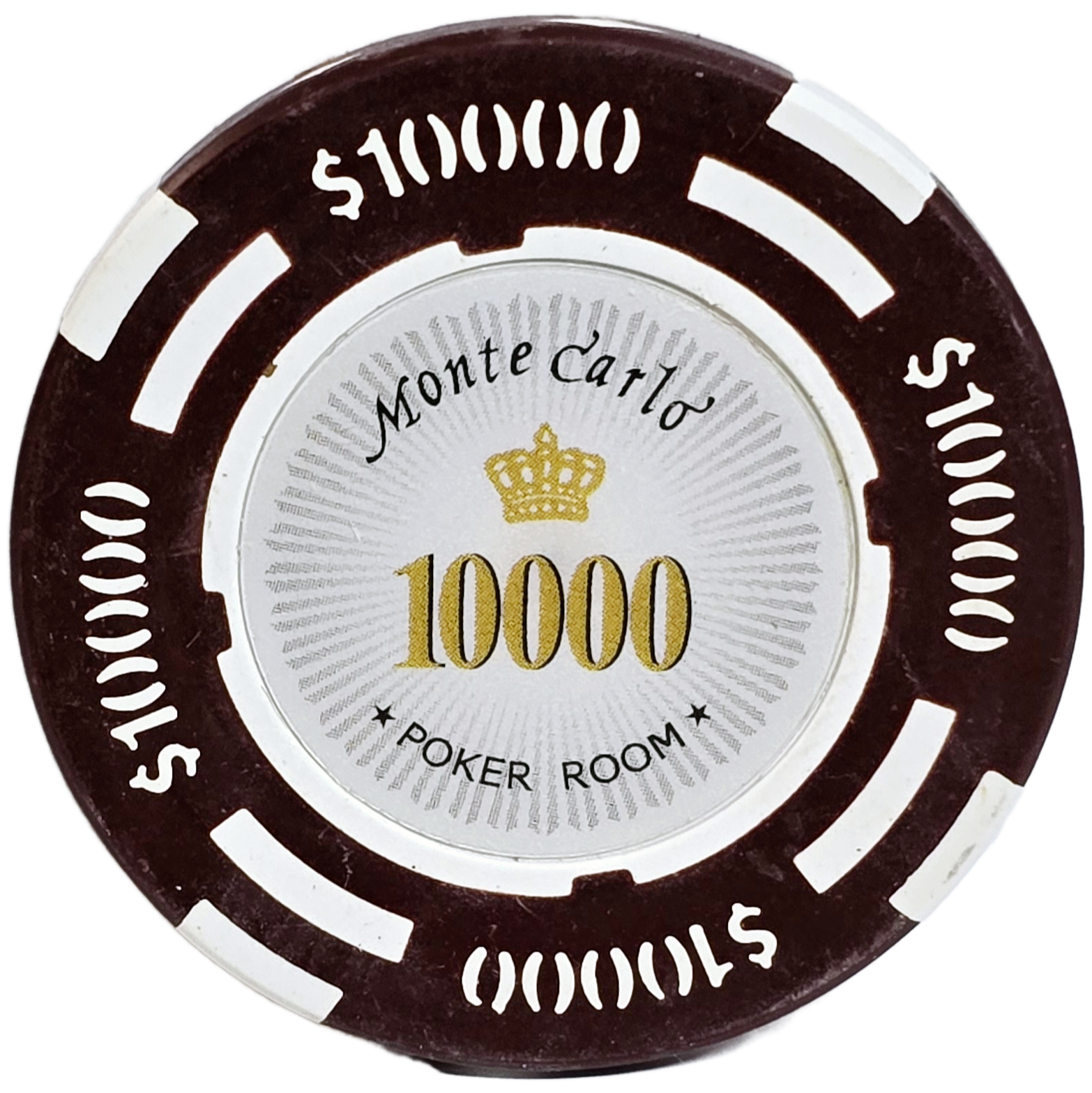 (25) $10,000 Brown Clay 2 Tone Monte Carlo