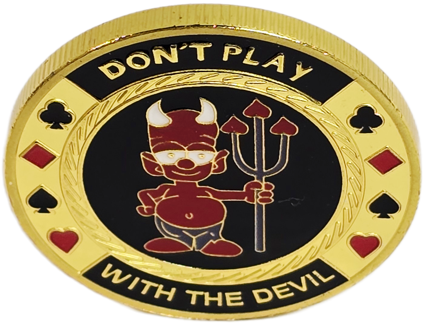 #14 Dont Play With The Devil Metal Guard (Clear Cover Included)