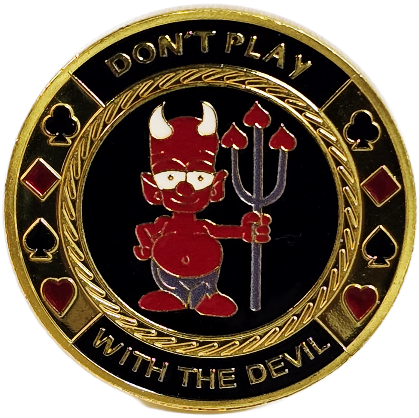 #14 Dont Play With The Devil Metal Guard (Clear Cover Included)