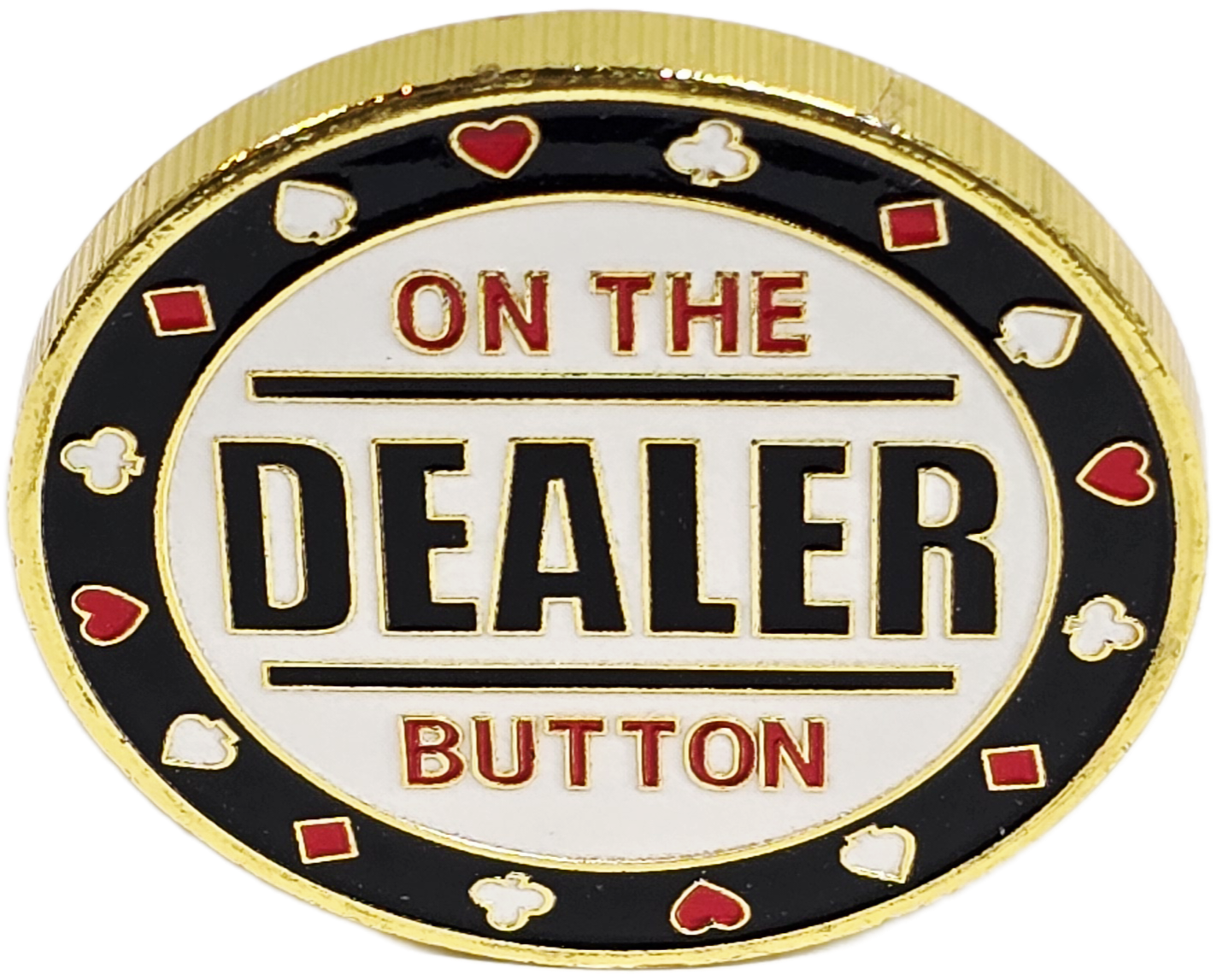 #23 On The Button Dealer Metal Guard (Clear Cover Included)