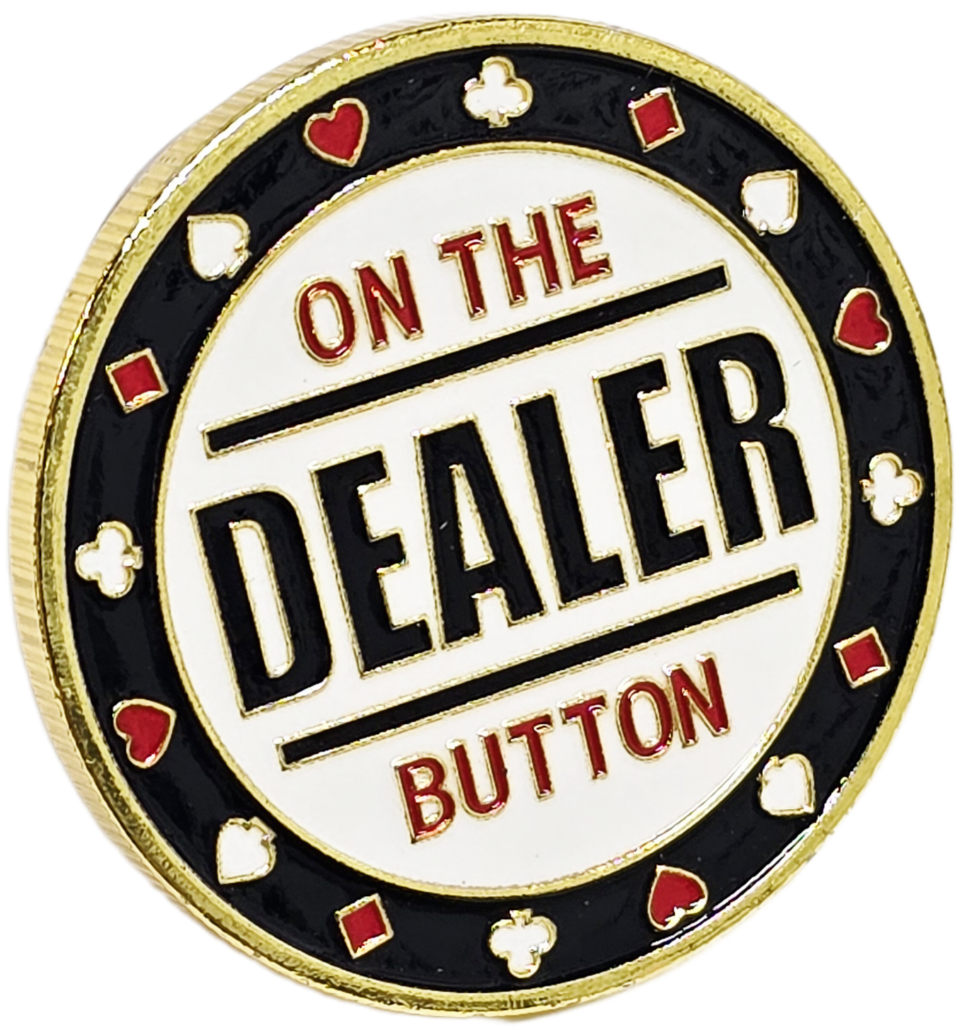 #23 On The Button Dealer Metal Guard (Clear Cover Included)