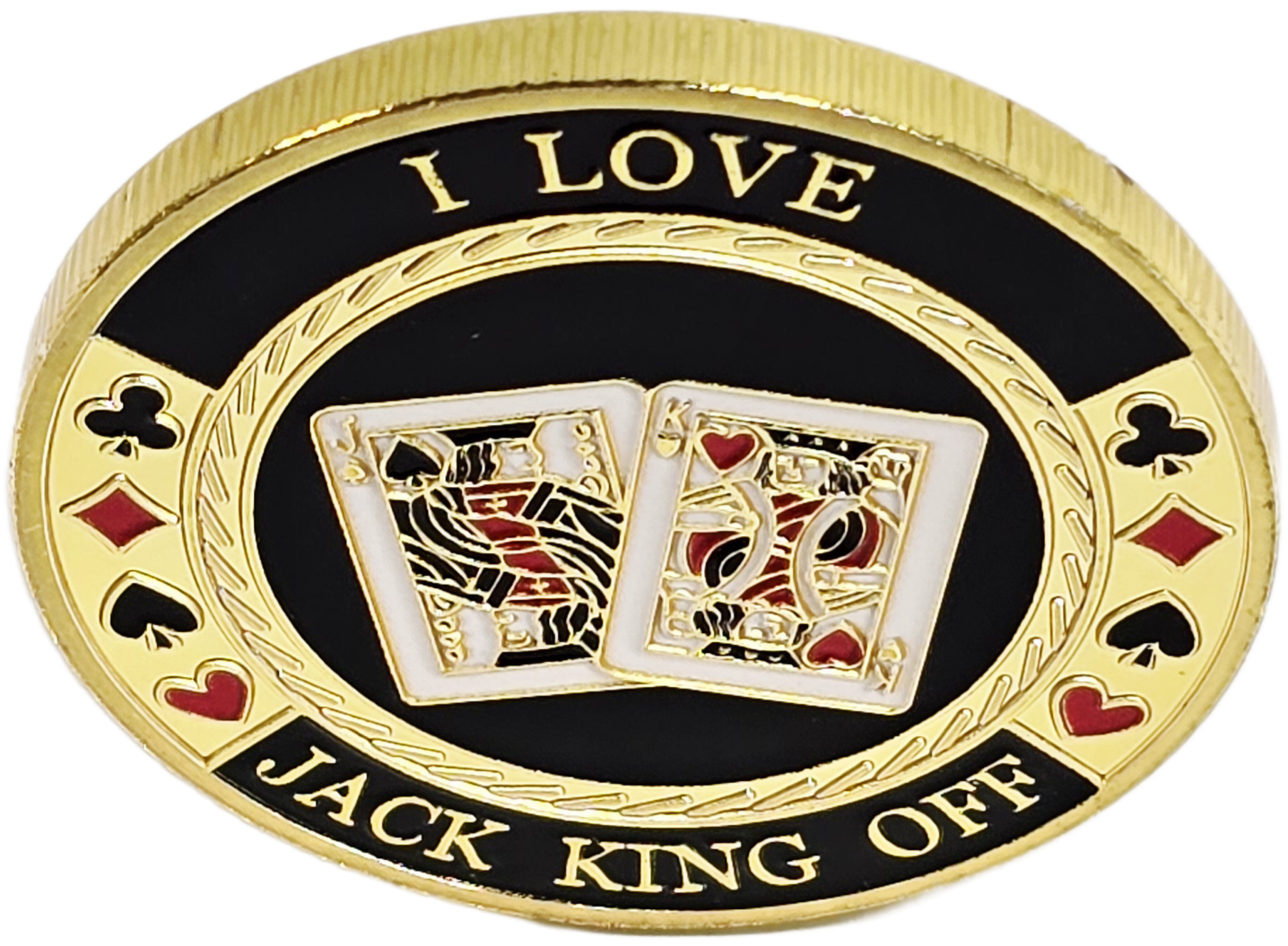 #41 I Love Jack King Off Metal Card Guard