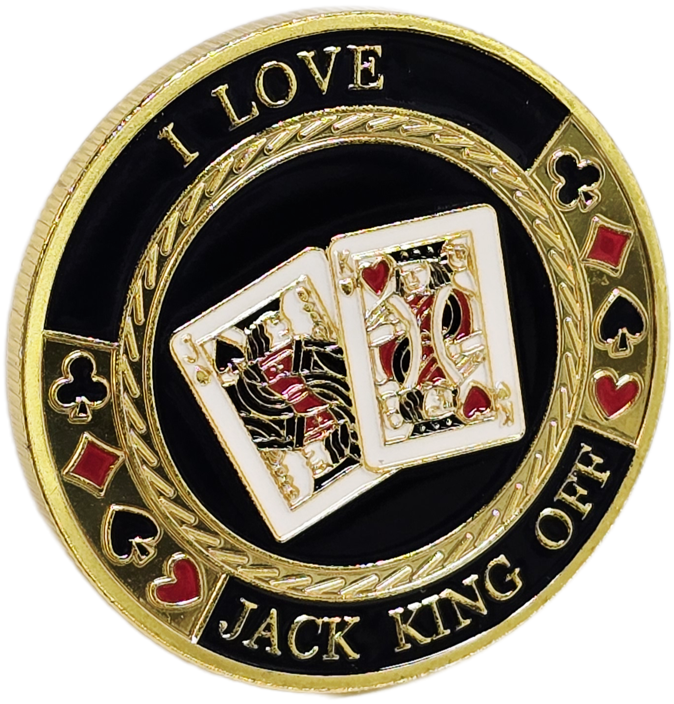 #41 I Love Jack King Off Metal Card Guard