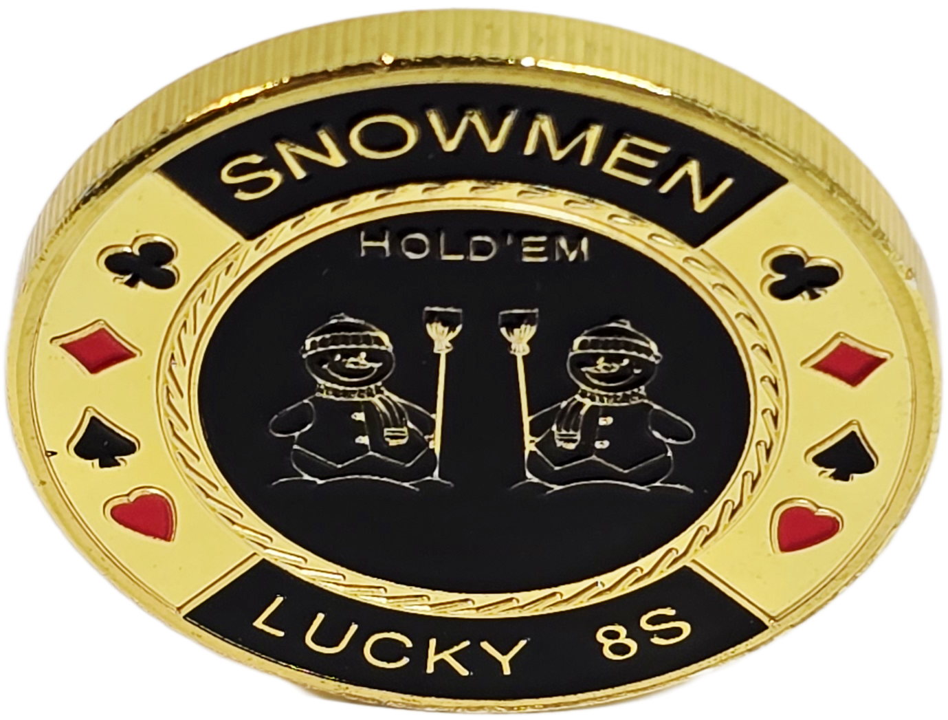 #43 Snowmen Lucky 8s Metal Guard (Clear Cover Included)