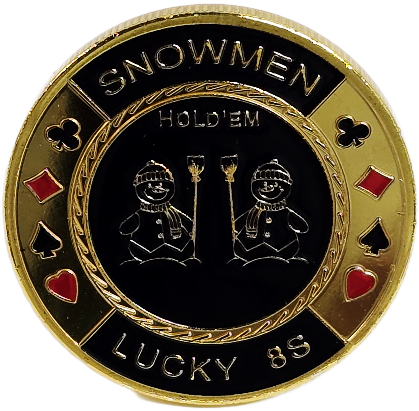 #43 Snowmen Lucky 8s Metal Guard (Clear Cover Included)