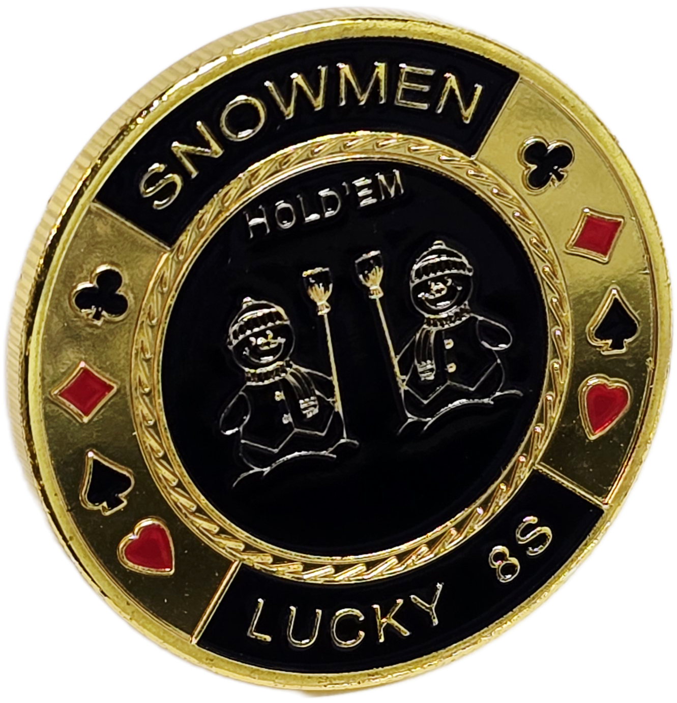 #43 Snowmen Lucky 8s Metal Guard (Clear Cover Included)