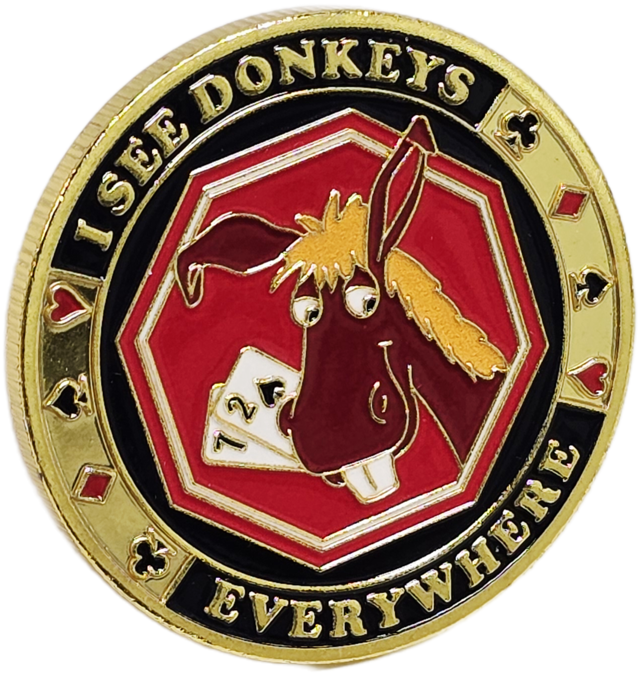 #75 I See Donkeys Metal Guard (Clear Cover Included)
