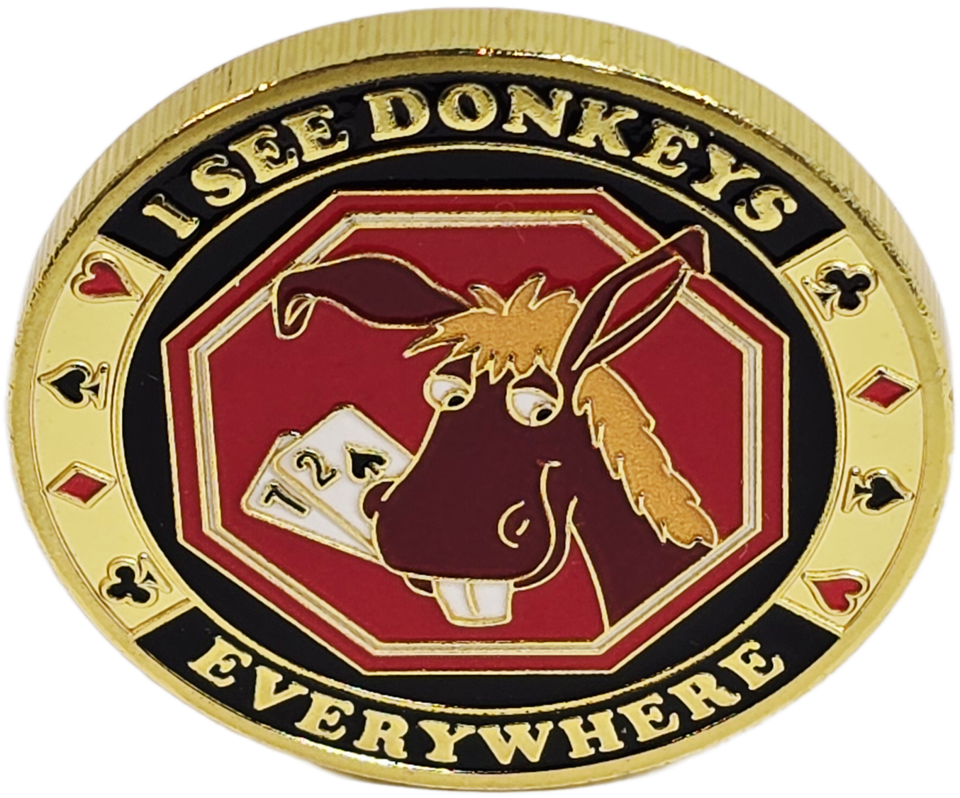 #75 I See Donkeys Metal Guard (Clear Cover Included)
