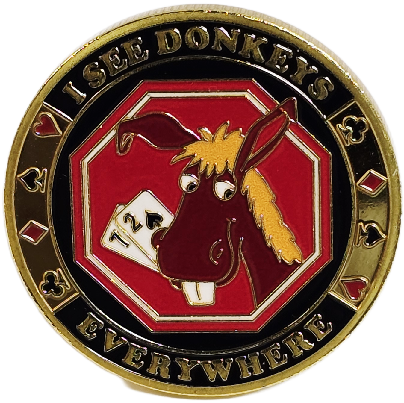 #75 I See Donkeys Metal Guard (Clear Cover Included)