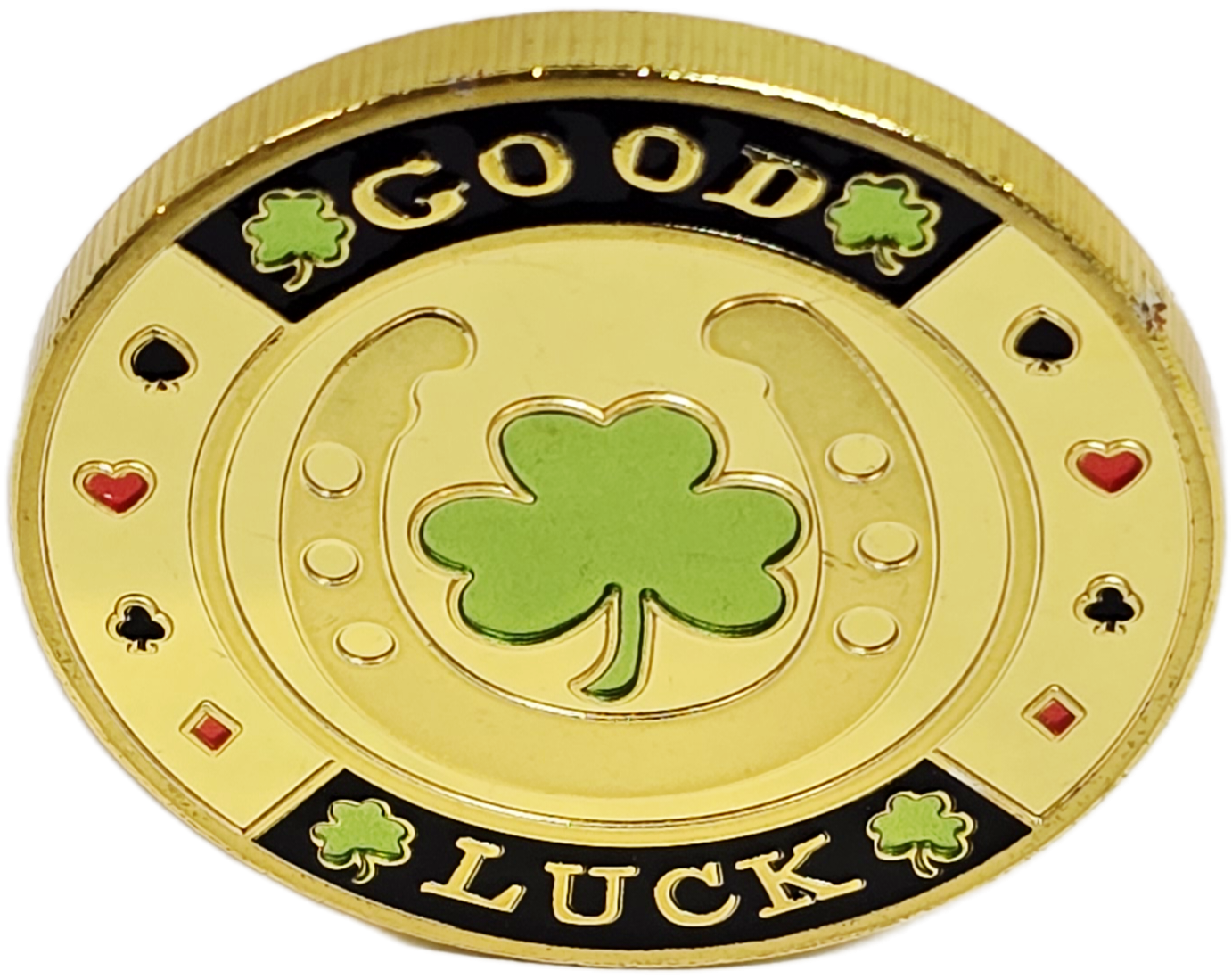 #76 Good Luck/Horseshoe Metal Guard (Clear Cover Included)