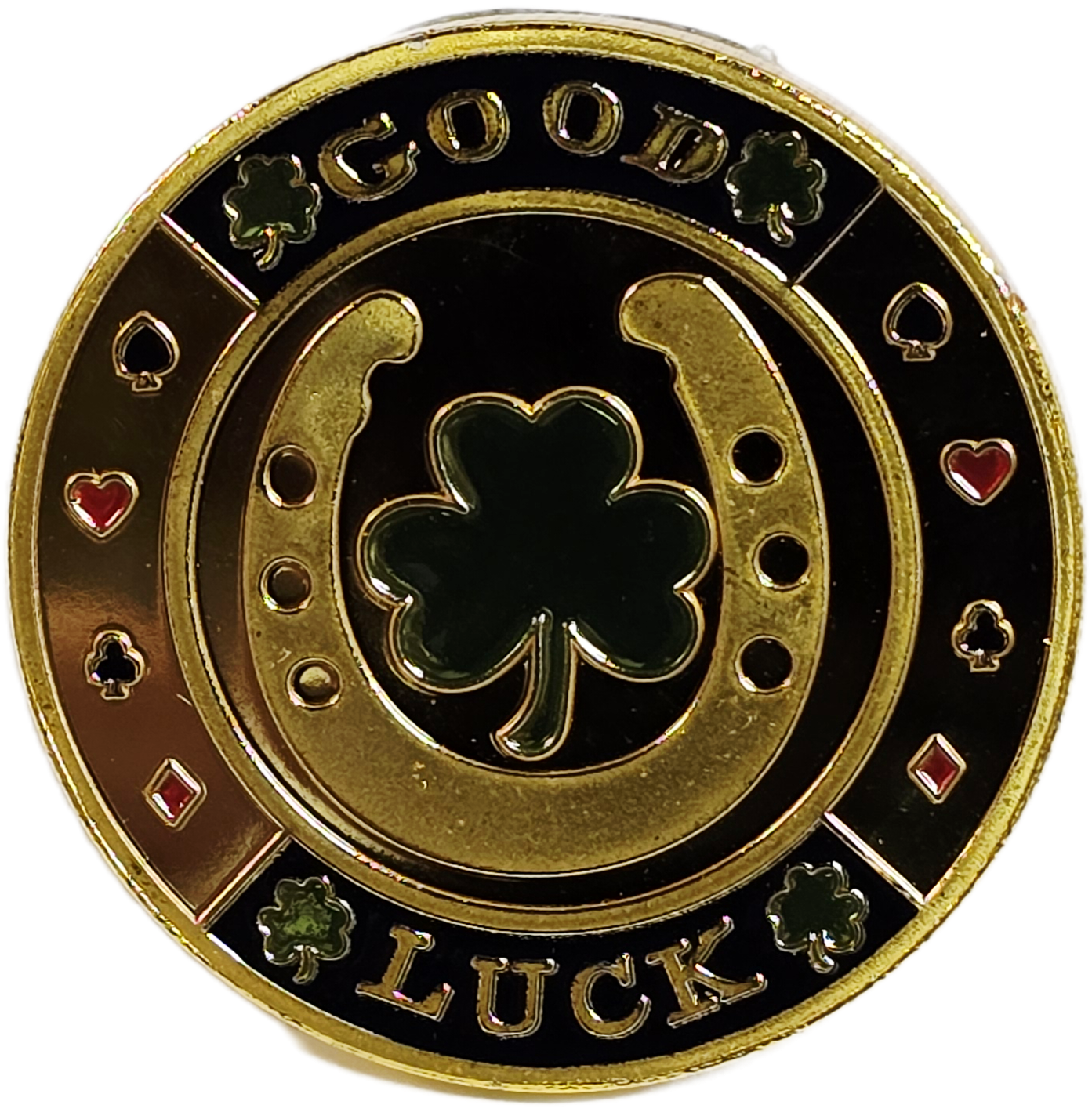 #76 Good Luck/Horseshoe Metal Guard (Clear Cover Included)