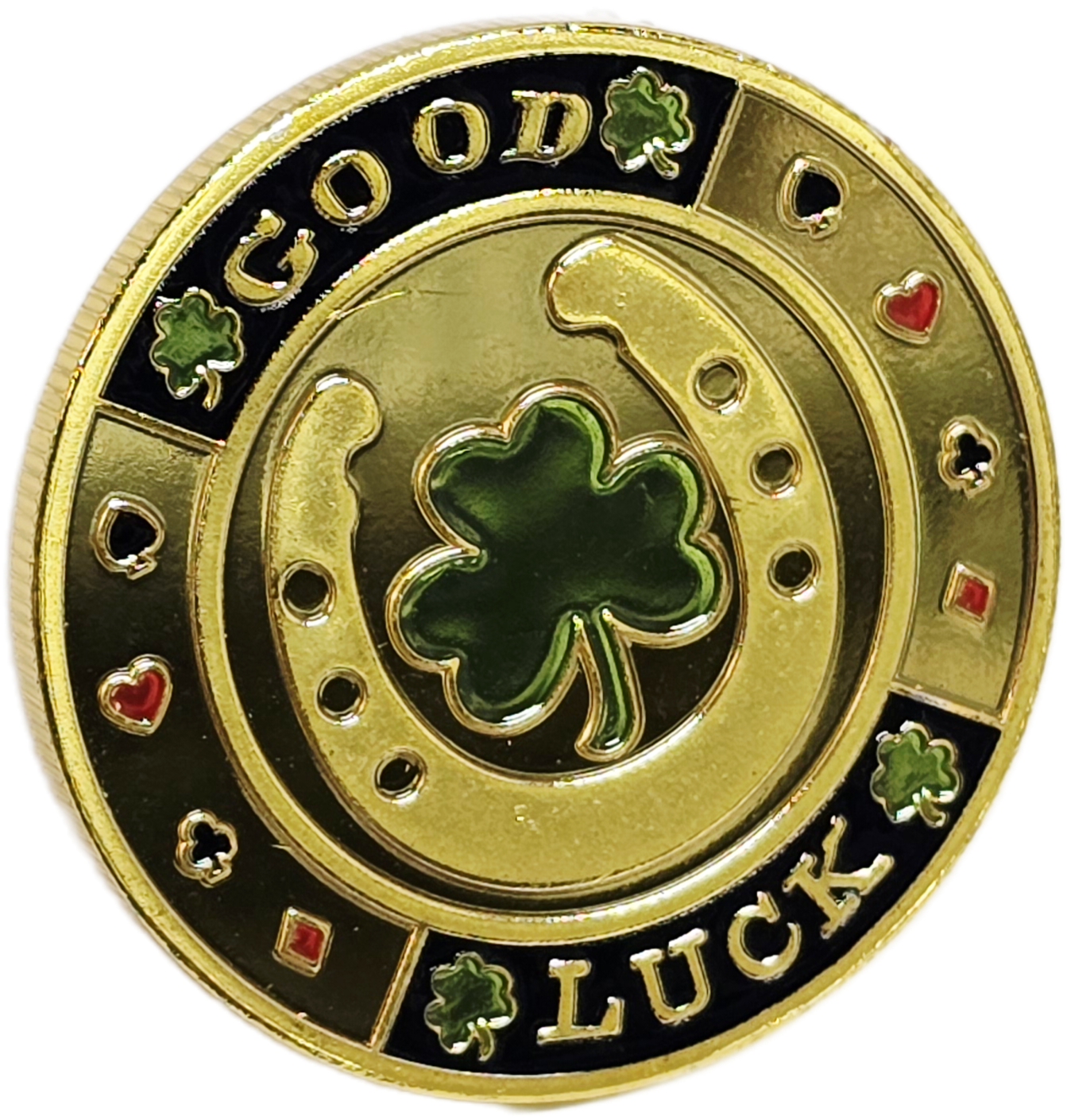 #76 Good Luck/Horseshoe Metal Guard (Clear Cover Included)