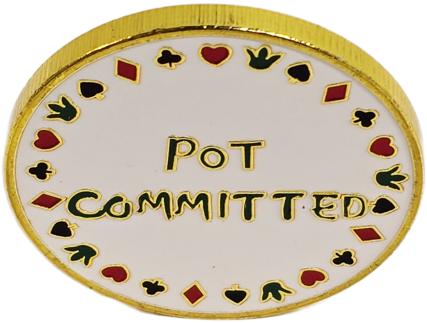 # 77 Pot Committed/White Face Metal Guard 