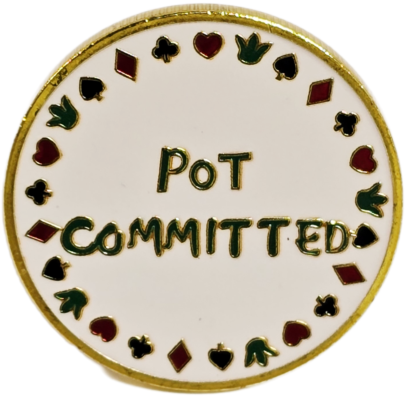 # 77 Pot Committed/White Face Metal Guard 