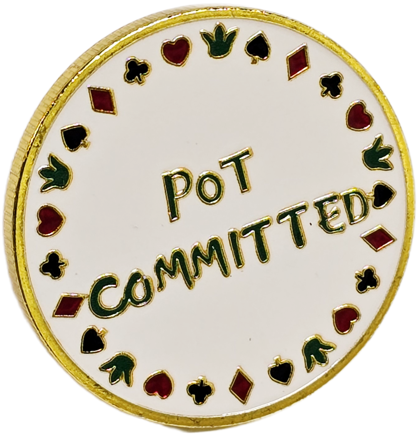 # 77 Pot Committed/White Face Metal Guard 