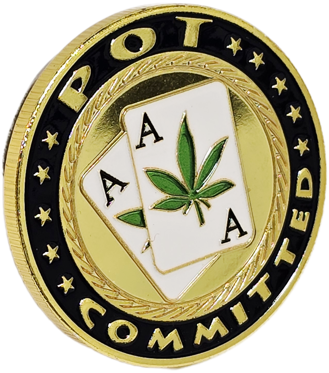 #80 Pot Committed/Aces Metal Guard (Clear Cover Included)