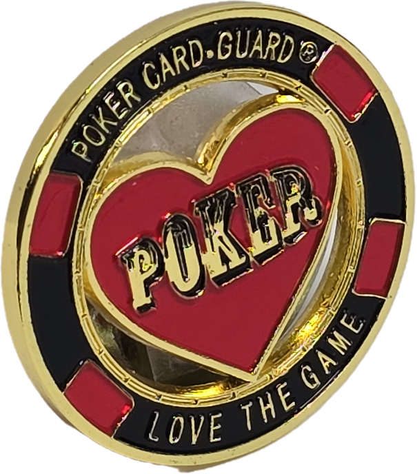 #54 Poker Love The Game Metal Guard (Clear Cover Included)