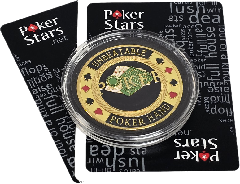 #55 Unbeatable Poker Hand Metal Guard (Clear Cover Included)
