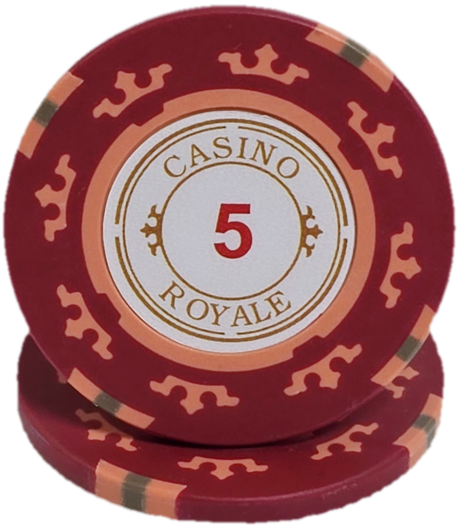 200pc 14g Clay Casino Royale Chip Set-No Case