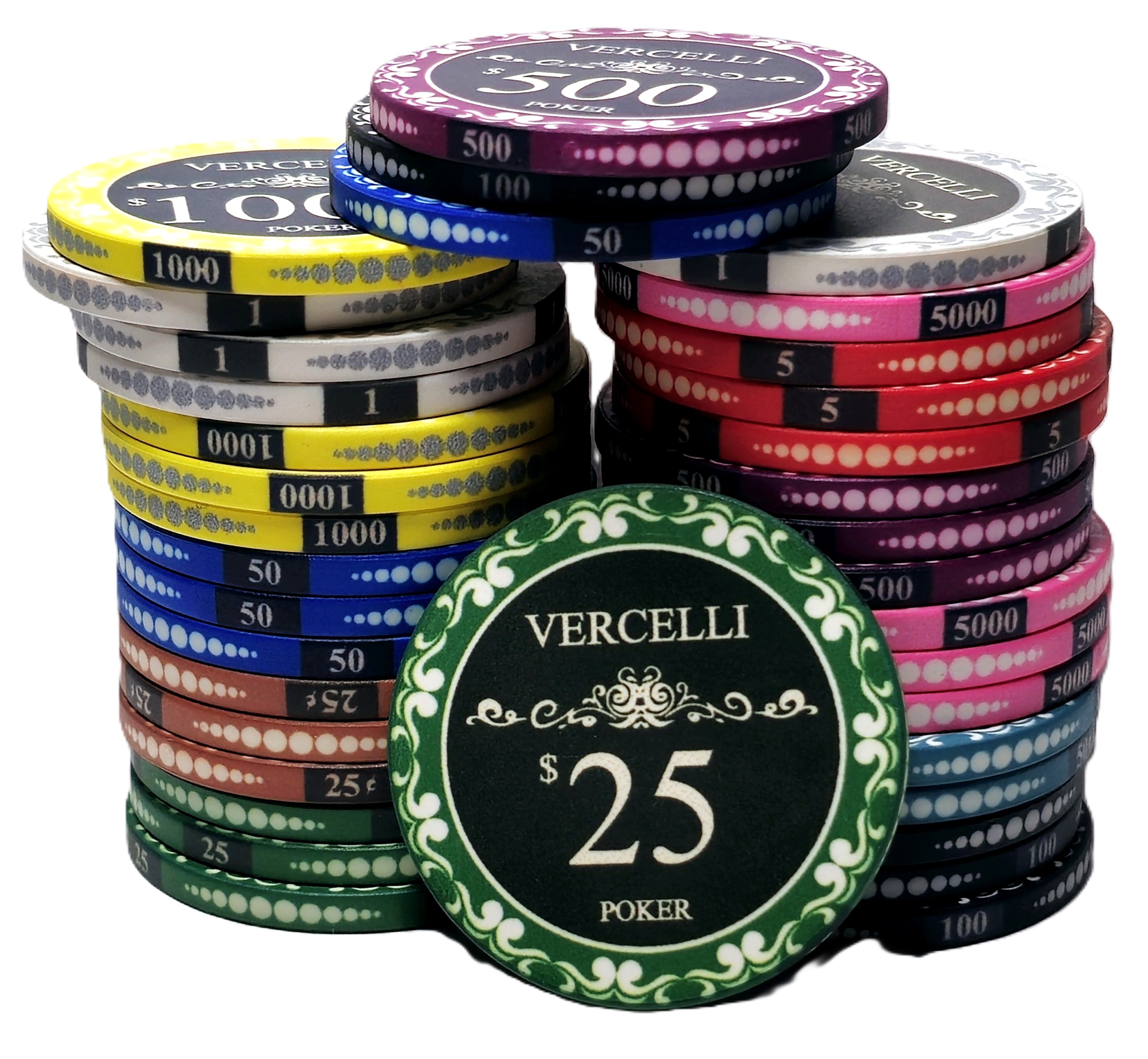 200pc 10g Ceramic Vercelli Chip Set-No Case