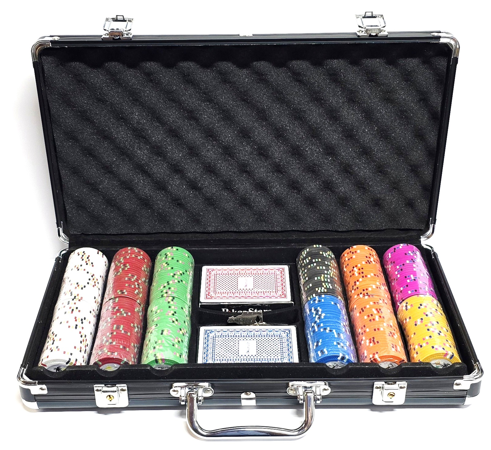300pc 14g Clay Desert Heat Chip Set-With Case