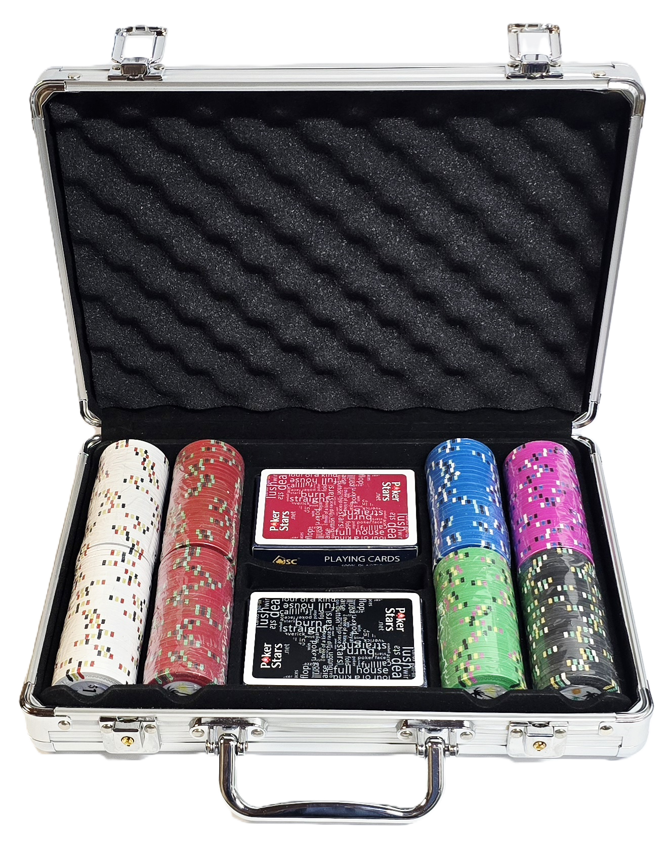 200pc 14g Clay Desert Heat Chip Set-With Case