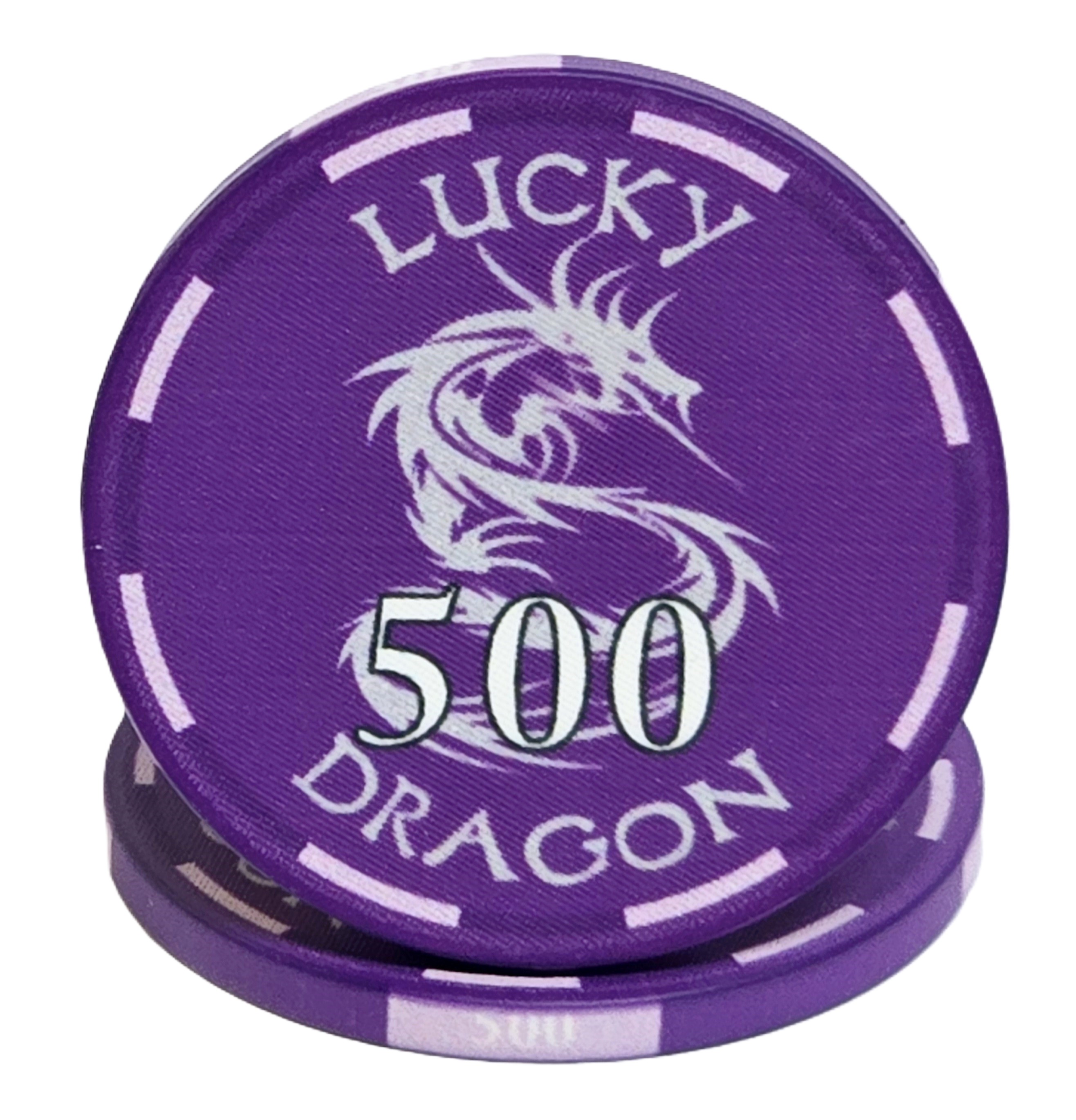 200pc 10g Ceramic Lucky Dragon Chip Set-No Case