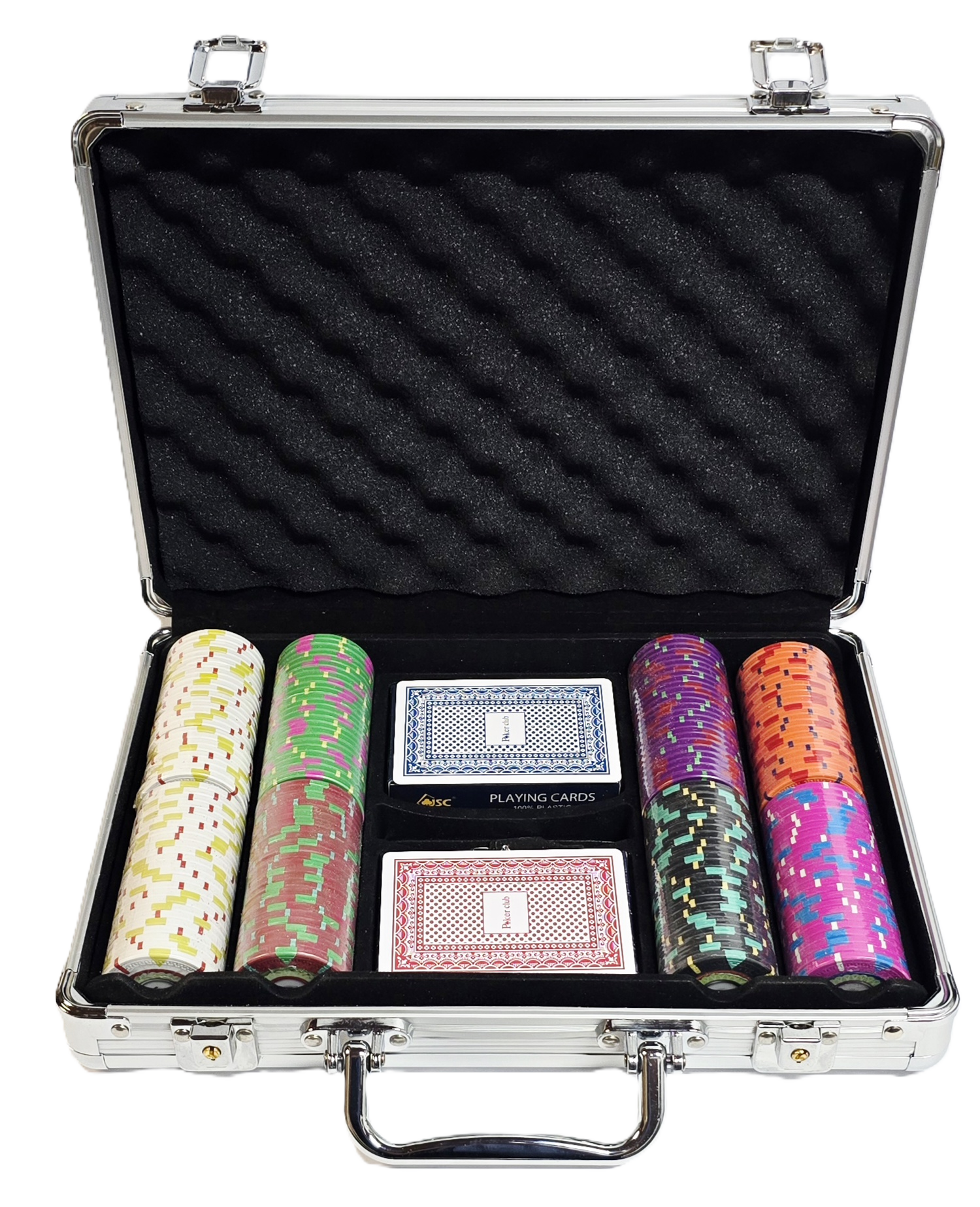 200pc 14g Designer Clay Chip Set-With Case