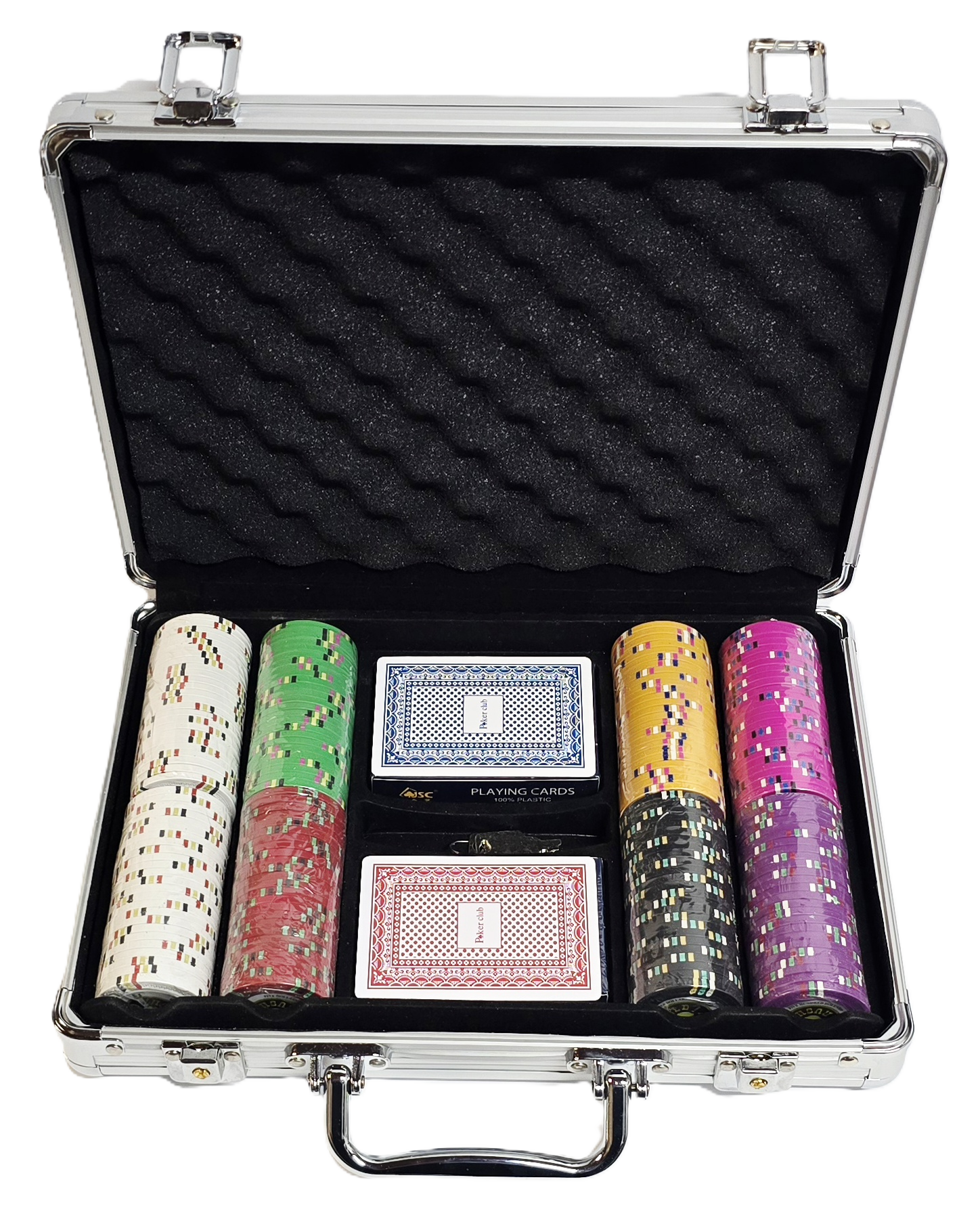 200pc 14g Clay Gold Rush Chip Set-With Case