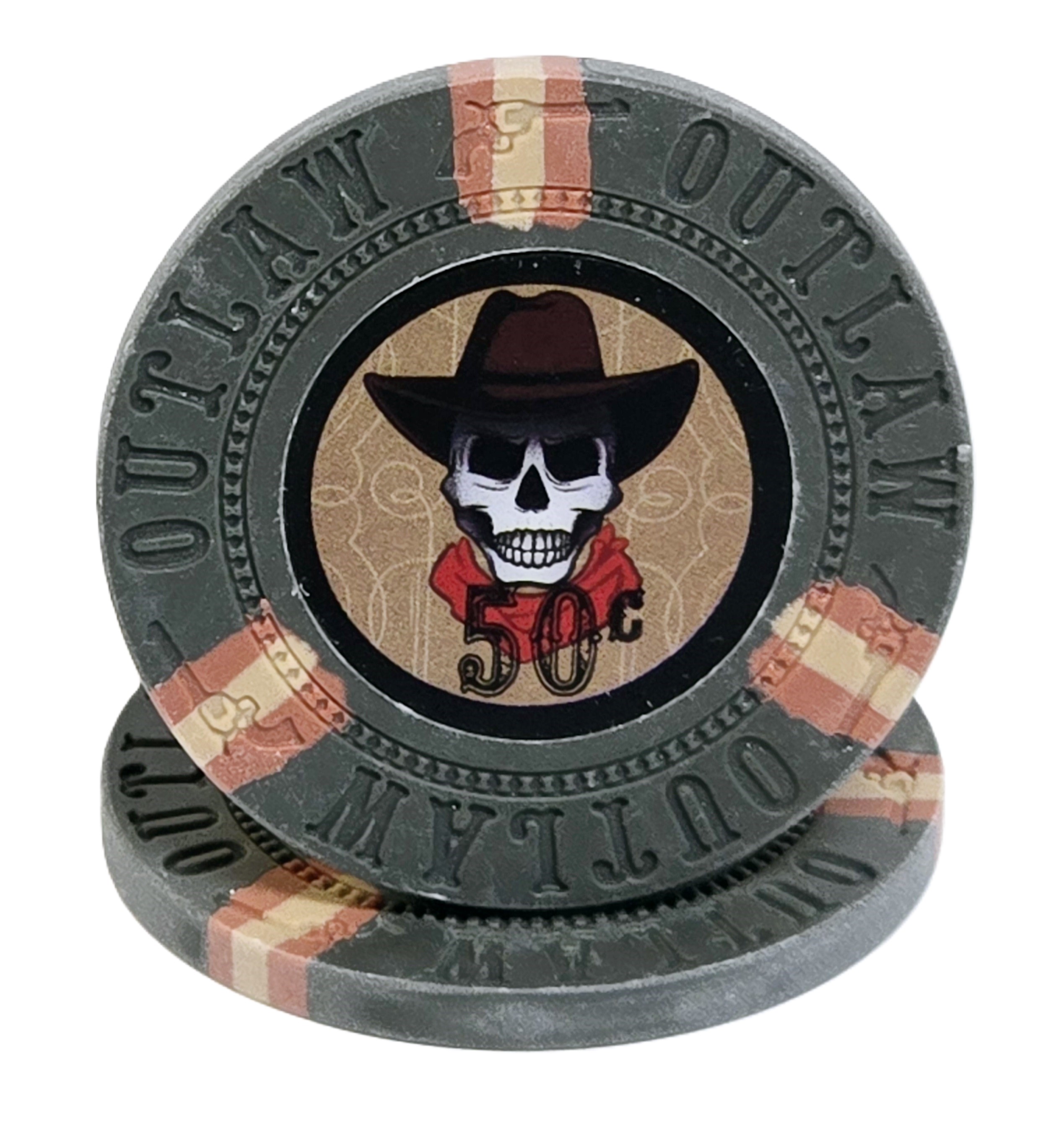 750pc 13.5g Outlaw Chip Set-No Case