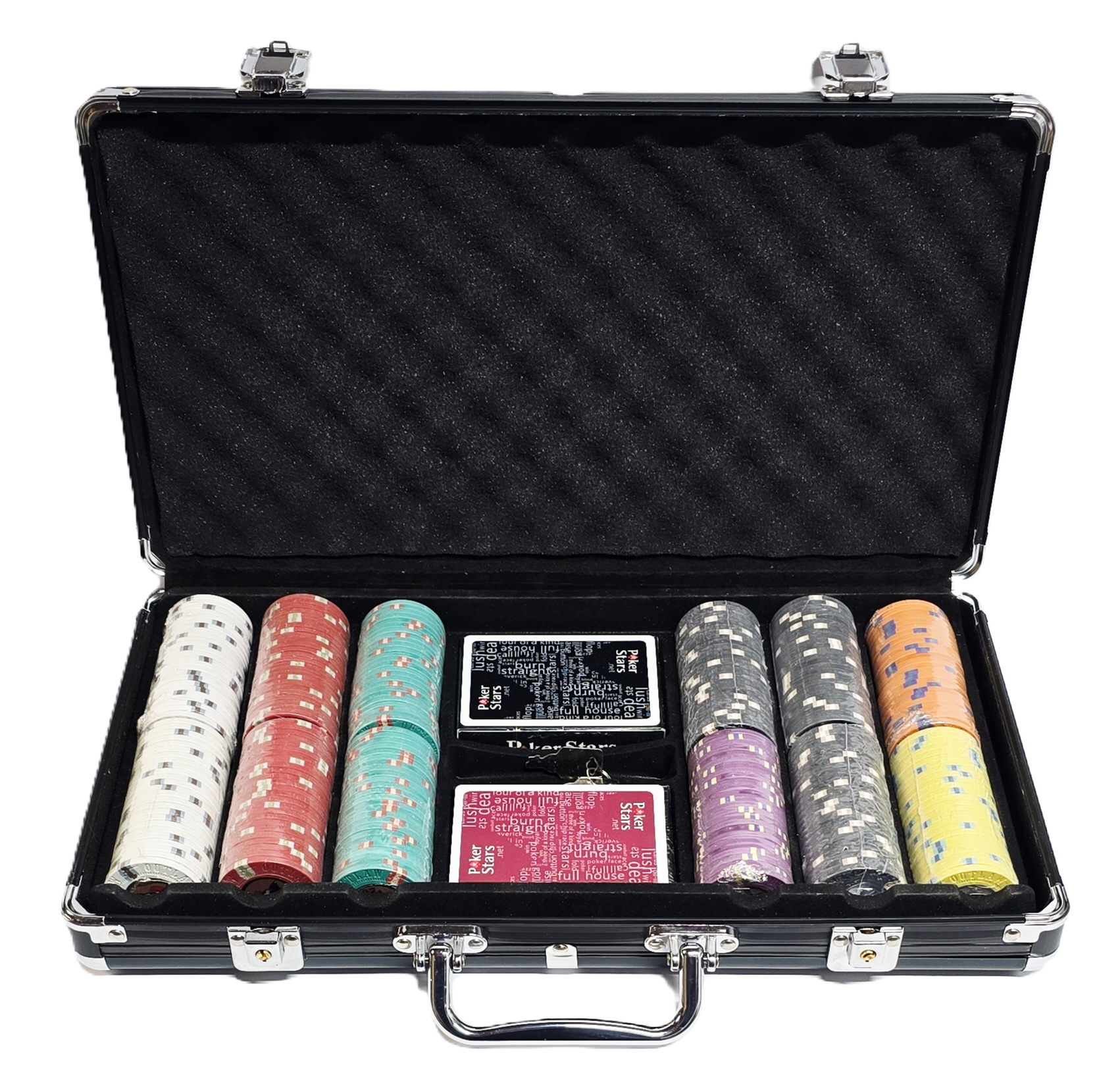 300pc 13.5g Clay Outlaw Chip Set-With Case