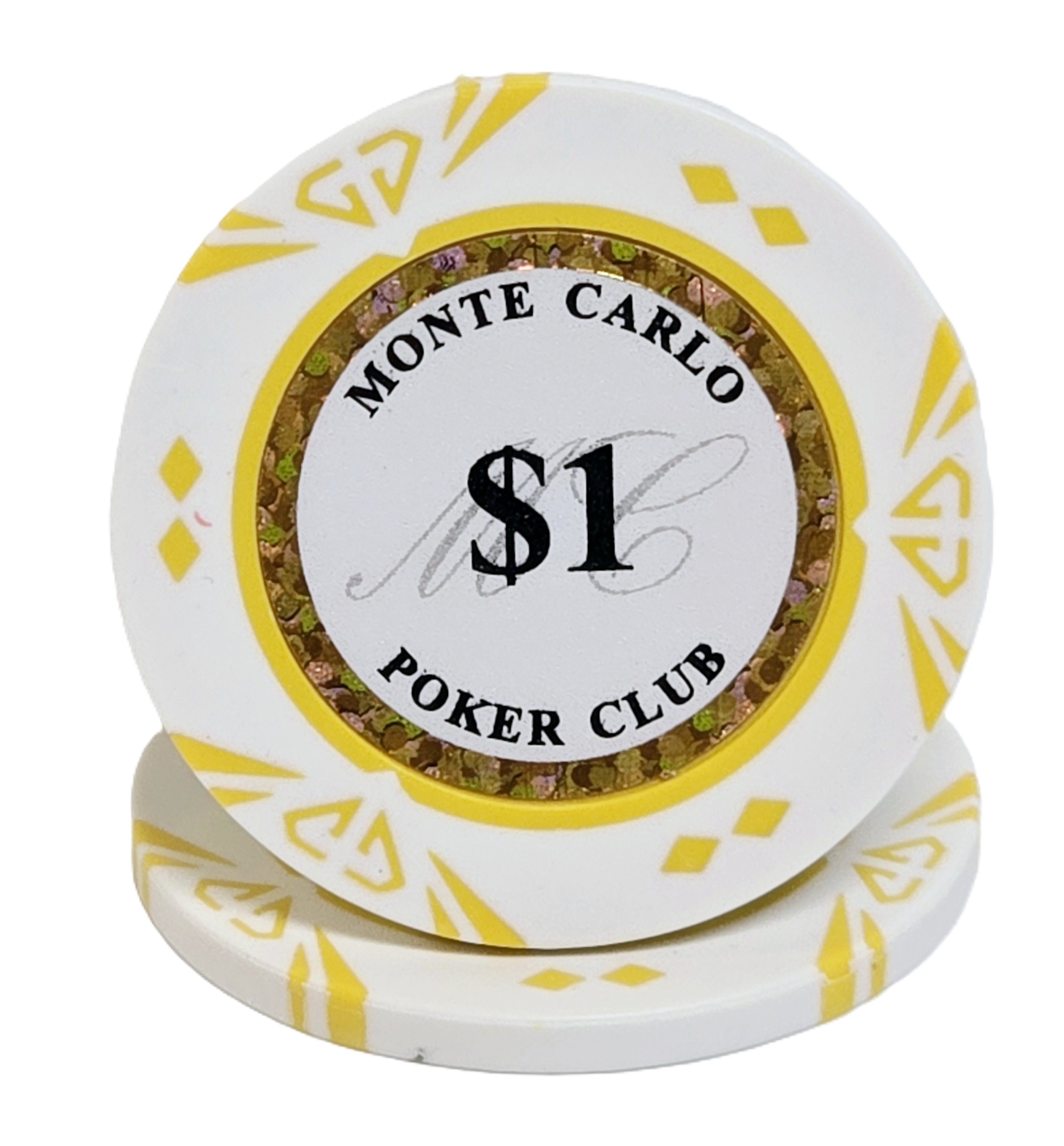 500pc Diamond Monte Carlo Chip Set-With Case