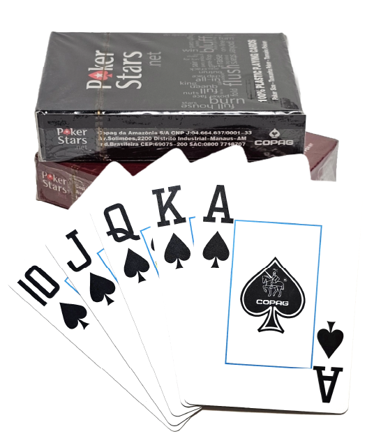 1 Set - Copag Poker Stars Playing Cards (Jumbo Index)