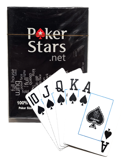 1 Black Pack Copag Poker Stars Playing Cards (Jumbo Index)