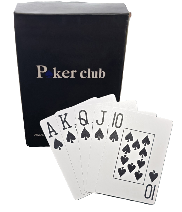 1 Blue Pack Poker Club Playing Cards (Jumbo Index)