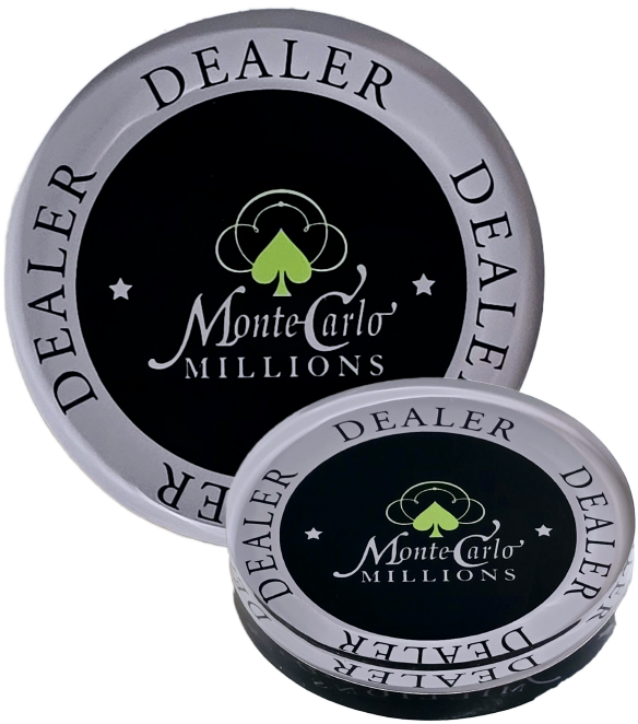 2" Acrylic Monte Carlo Millions Dealer Button