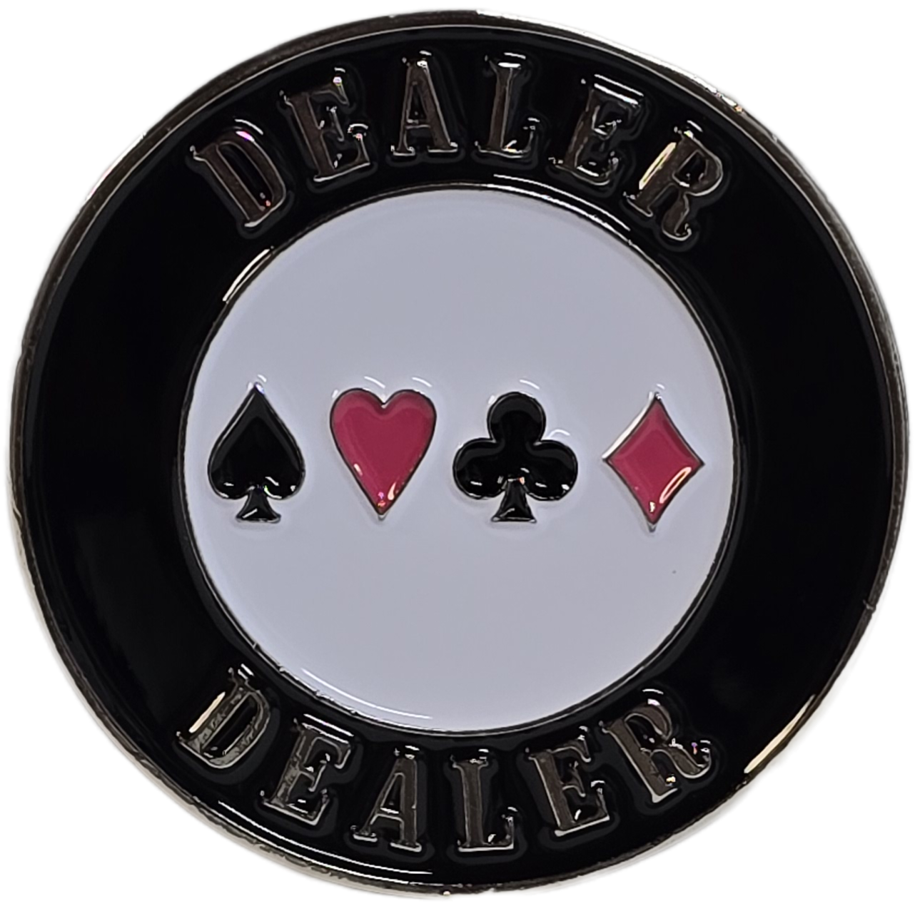 Metal Dealer Button - 2 Sided