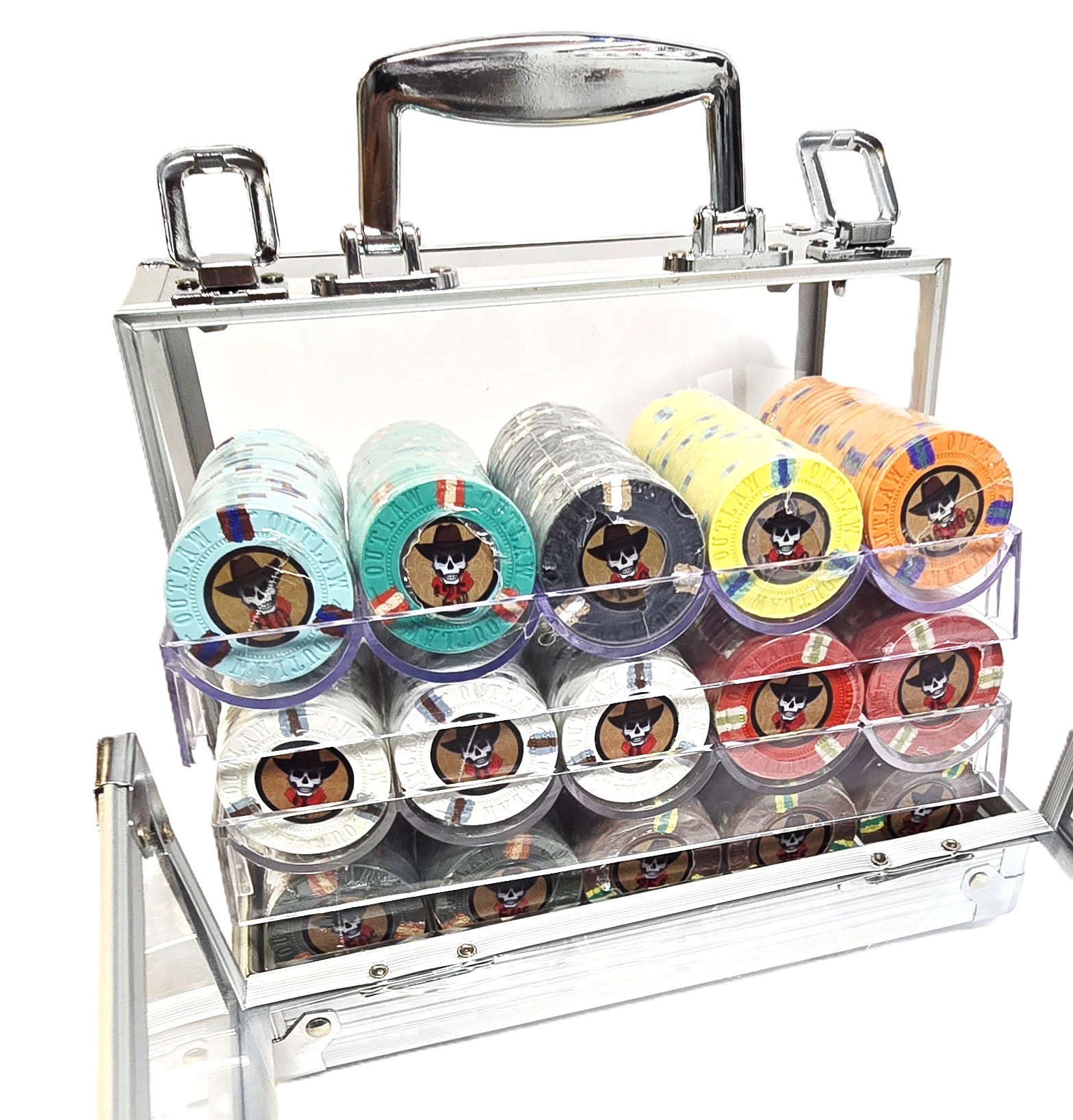 600pc 13.5g Outlaw Chip Set-With Case